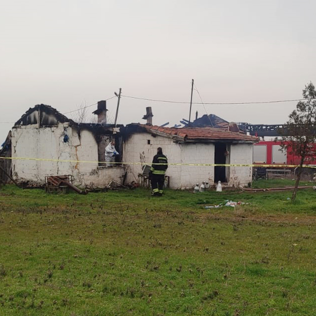 Tekirdağ'da müstakil evde çıkan yangında bir kişi öldü