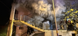 Aydın'da evde çıkan yangında 1 kişi yaralandı