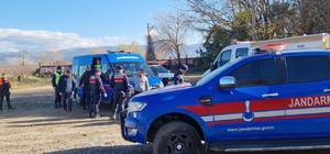 Bursa'da jandarma operasyonunda 7 düzensiz göçmen yakalandı