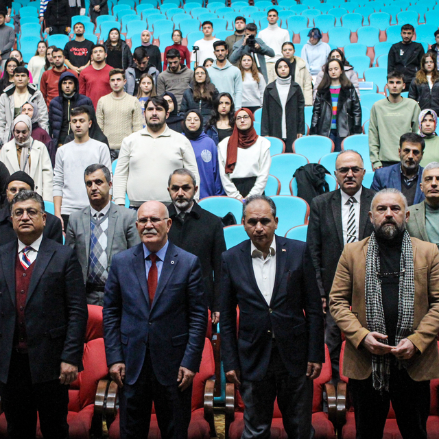 Uşak'ta "Filistin Davamız ve Kudüs" konulu panel gerçekleştirildi