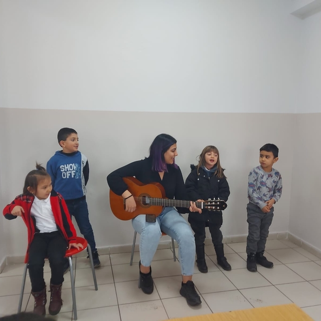 Kıbrıscık'ta müziğe yatkın öğrenciler yetenek testiyle keşfediliyor