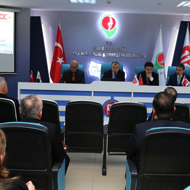 Amasya'da İl İdare Şube Başkanları Toplantısı yapıldı