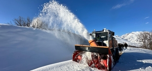 Tunceli'de 170 köy yolu kardan ulaşıma kapandı