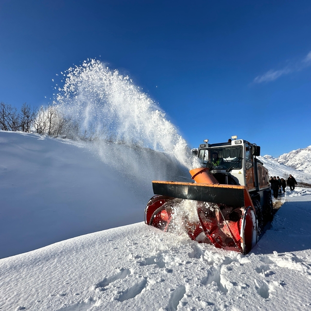 Tunceli'de 170 köy yolu kardan ulaşıma kapandı