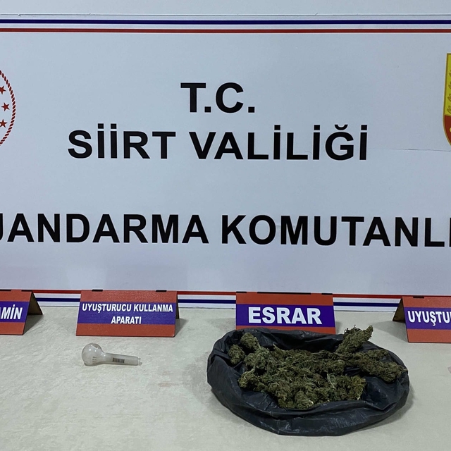 Siirt'te uyuşturucu operasyonunda 3 şüpheli yakalandı