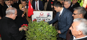 Şehit polis Fethi Sekin Elazığ'da kabri başında anıldı