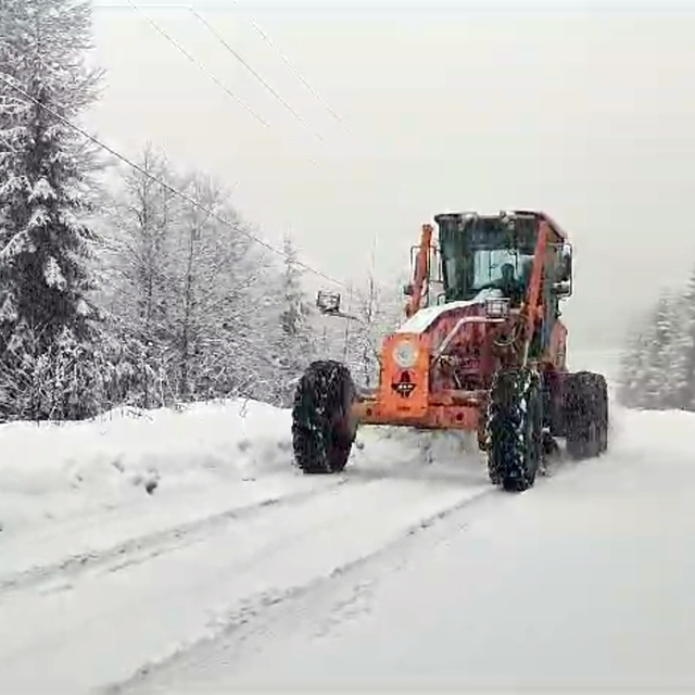 Trabzon'un yüksek kesimlerinde kar etkili oldu