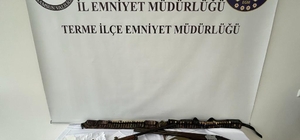 Samsun'da silah kaçakçılığı ve uyuşturucu operasyonunda 2 zanlı yakalandı