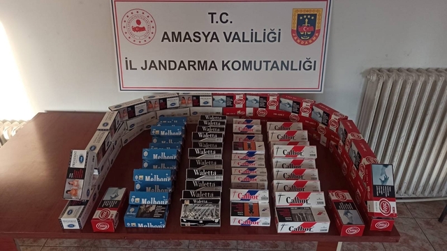 Suluova'da 18 bin makaron ele geçirildi