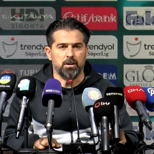Çaykur Rizespor - Hatayspor maçı ardından