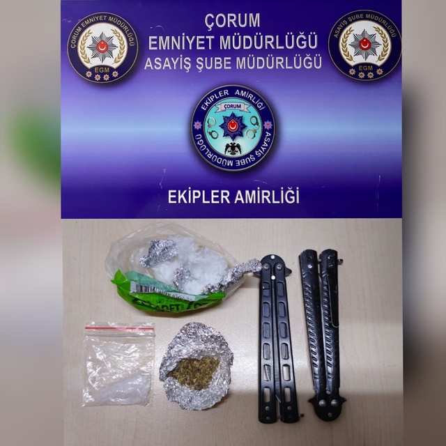 Çorum'da uyuşturucu operasyonunda 5 şüpheli tutuklandı