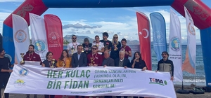 Datça'da 18. Açık Deniz Kış Yüzme Ma­ra­to­nu yapıldı