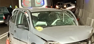 Artvin'de, tünel içerisinde 2 otomobil çarpıştı: 5 yaralı