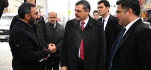 Erzurum Valisi Çiftçi, Hınıs ve Tekman'ı ziyaret etti