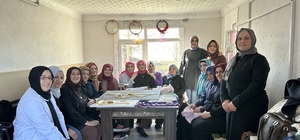 Sakarya'da özel gereksinimli çocukların anneleri el sanatları öğreniyor