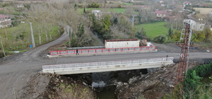 Samsun'da sel ve taşkın risklerine karşı iki köprü yeniden inşa edildi
