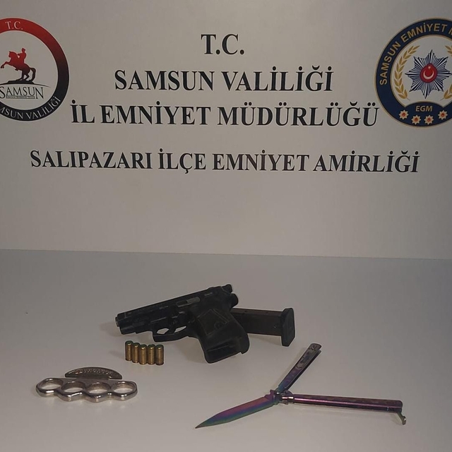 Samsun'da düzenlenen uygulamada 2 kişi gözaltına alındı