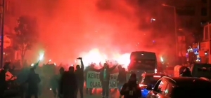 Yalova Belediye Başkan adayı Tutuk, meşalelerle karşılandı