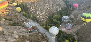 Soğanlı Vadisi'nde 1 yılda 15 binden fazla turist balon turuna katıldı
