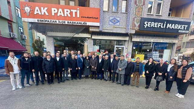 AK Parti Karabük heyetinden esnaf ziyareti