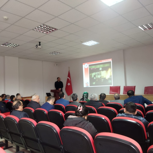 Ulaş ilçesinde yangın tatbikatı yapıldı