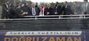 AK Parti Samsun Büyükşehir Belediye Başkan adayı Doğan'a coşkulu karşılama