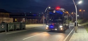 Beşiktaş kafilesi Rize'de