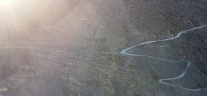 Köylülerin `heyelan korkulu geçici yol´ çilesi