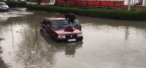 Söke'de sağanak etkili oldu