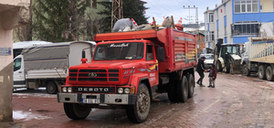 Tokat'ta Hatipli beldesinde doğal gaz çalışmaları başladı
