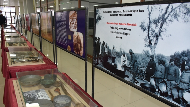 Boyabat'ta Çanakkale Savaşları Gezici Müzesi ziyarete açıldı