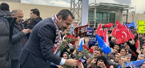 Elazığ Belediye Başkanı Şerifoğulları'na coşkulu karşılama
