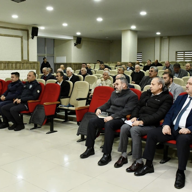 Terme'de yılın ilk muhtarlar toplantısı yapıldı