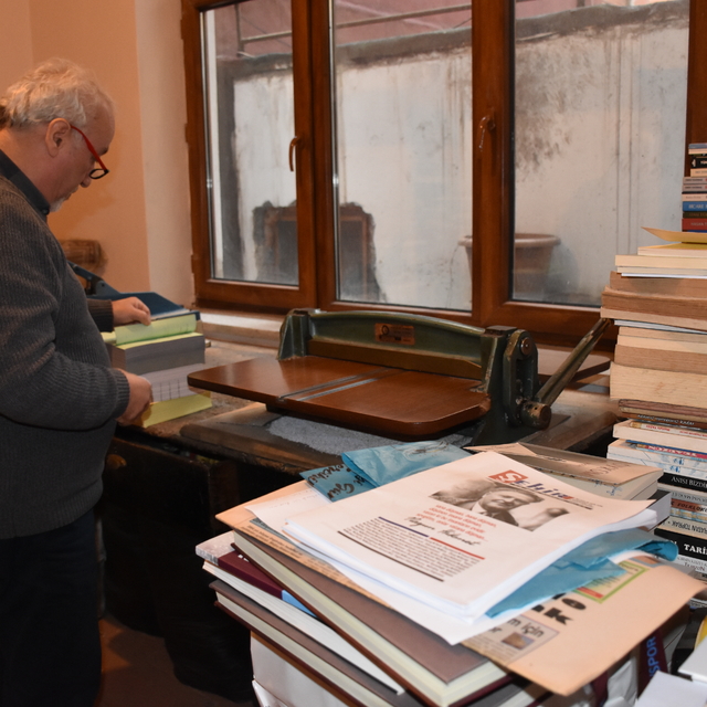 Dedesi ve babasından kalan matbaa malzemelerini basın müzesine bağışladı