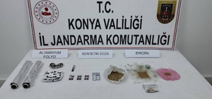 Konya'da uyuşturucu operasyonlarında 3 şüpheli tutuklandı