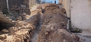 Savur'da doğal gaz çalışması sürüyor