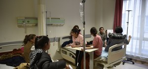 Pudingden zehirlenen 55 öğrenci, hastaneye kaldırıldı