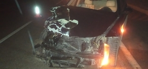 Tokat'ta iki otomobilin çarpışması sonucu 4 kişi yaralandı