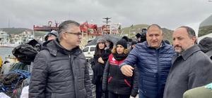 TBMM Balıkçılık ve Su Ürünleri Araştırma Komisyonu Erdek'te incelemede bulu...