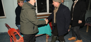 Lapseki'de kardan etkilenen köy yollarında çalışma yapıldı