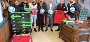 Baskil Gençlerbirliği Spor Kulübü'ne malzeme desteği