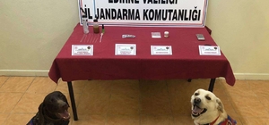 Edirne'de otomobilinde uyuşturucu ele geçirilen şüpheli gözaltına alındı