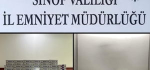 Sinop'ta 60 bin 460 makaron ele geçirildi