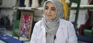 Malatya'da geleneksel yöntemlerle dokunan "Drejan halısı ve kilimleri" gele...