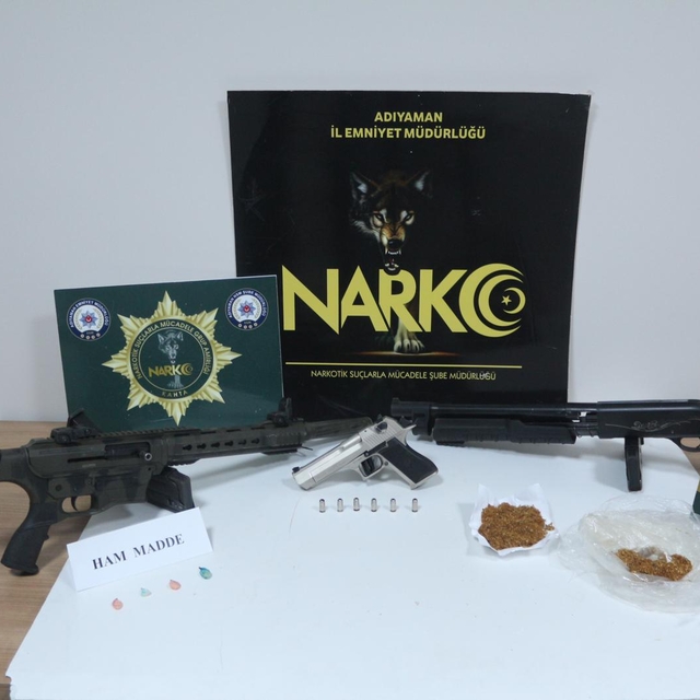 Adıyaman'da uyuşturucu operasyonunda 4 şüpheli yakalandı
