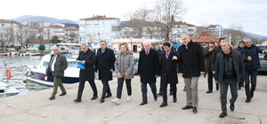 TBMM Balıkçılık ve Su Ürünleri Araştırma Komisyonu üyeleri, Yalova'da incel...