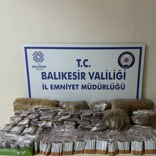 Erdek'te uyuşturucu ve kaçak tütün operasyonunda bir şüpheli yakalandı