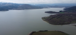 Bayramiç Barajı'nın su seviyesi 3 ayda yüzde 8,5´ten 88'e çıktı