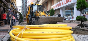 Bulancak'ın iki mahallesinde doğalgaz altyapı çalışmaları tamamlandı