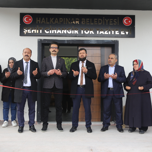 Halkapınar'da taziye evi hizmete alındı